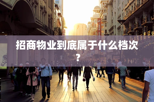 招商物业到底属于什么档次？