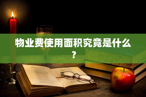 物业费使用面积究竟是什么？