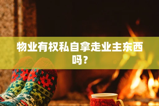 物业有权私自拿走业主东西吗？