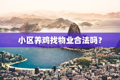 小区养鸡找物业合法吗？