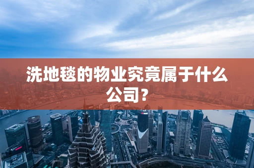 洗地毯的物业究竟属于什么公司？