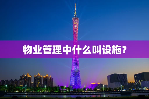 物业管理中什么叫设施？