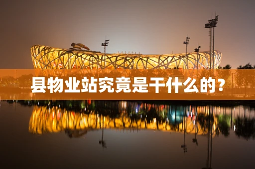 县物业站究竟是干什么的？