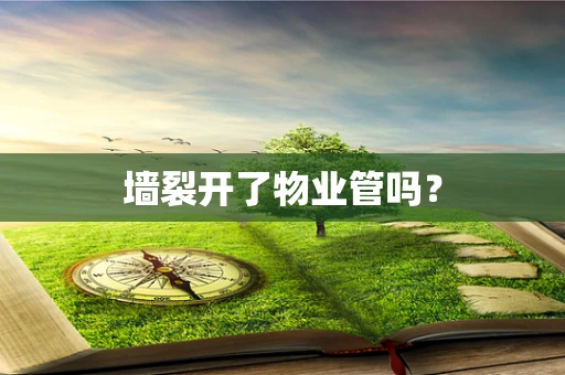 墙裂开了物业管吗？