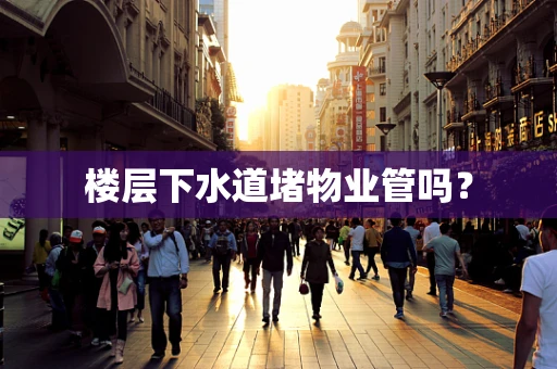 楼层下水道堵物业管吗？