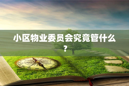 小区物业委员会究竟管什么？