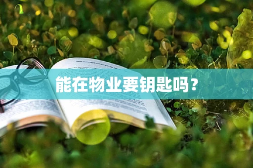 能在物业要钥匙吗？