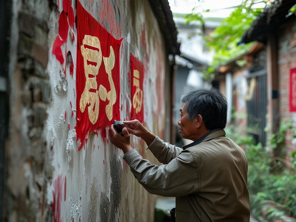 帮物业人员贴福字合法吗？