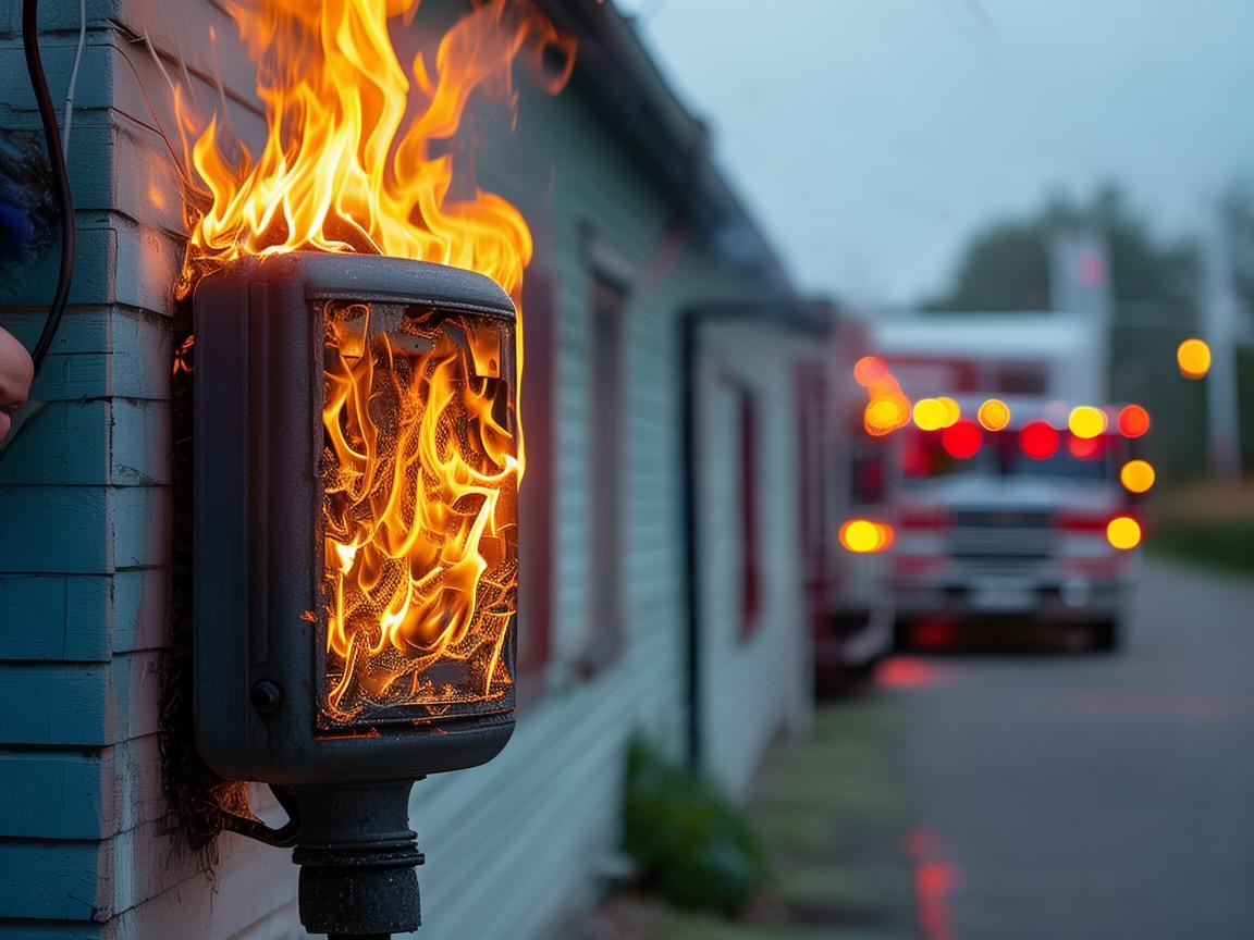 电表着火了物业会修吗？