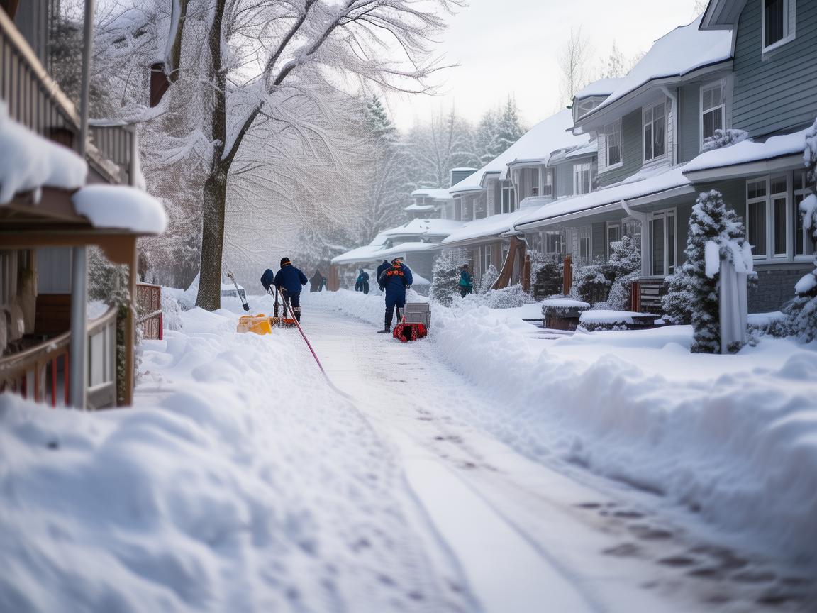 小区物业会清理积雪吗？